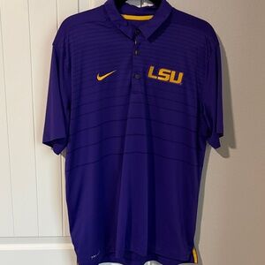 Nike Purple LSU Men's Polo